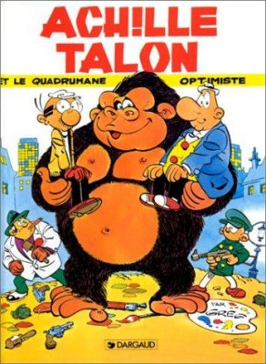 Couverture de Achille Talon et le quadrumane optimiste