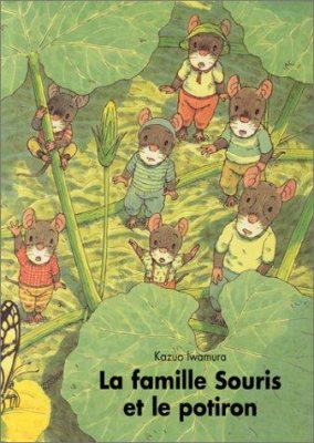 Couverture de La famille souris et le potiron