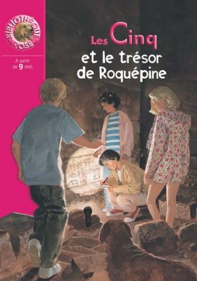 Couverture de Le Club des Cinq et le trésor de Roquépine