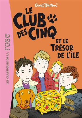 Couverture de Le Club des cinq et le trésor de lîle