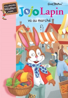 Couverture de Jojo lapin va au marché