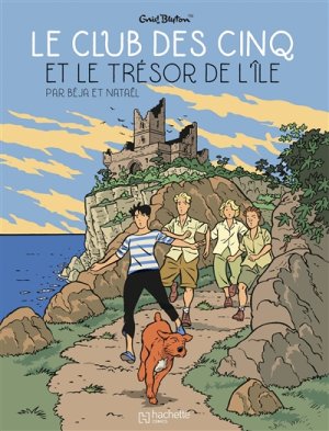 Couverture de Le club des Cinq et le trésor de l'île