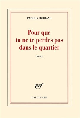 Couverture de Pour que tu ne te perdes pas dans le quartier