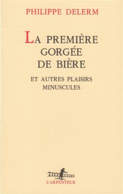 Couverture de La première gorgée de bière