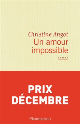 Couverture de Un amour impossible