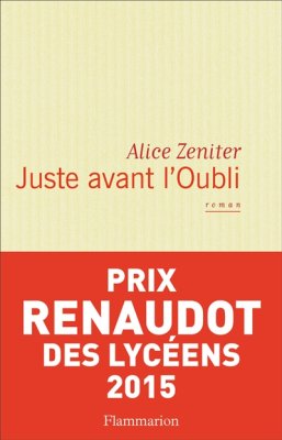Couverture de Juste avant l'oubli