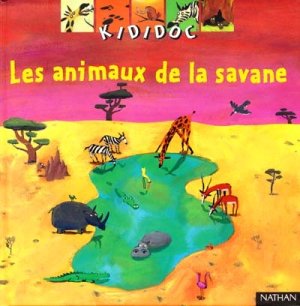 Couverture de Les animaux de la savane - kididoc