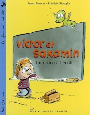 Couverture de Victor et Sakamin. Un croco à l'école