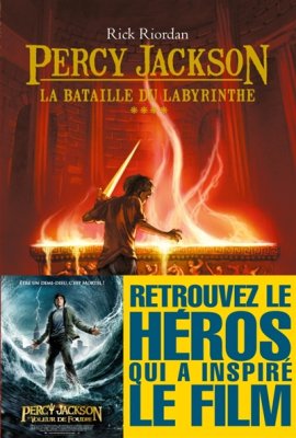Couverture de Percy Jackson; t4 La Bataille du labyrinthe