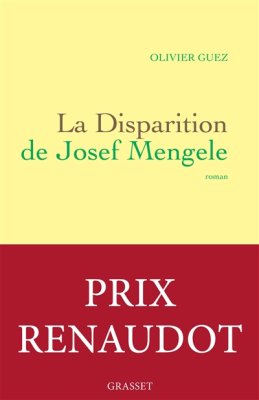 Couverture de La Disparition de Josef Mengele