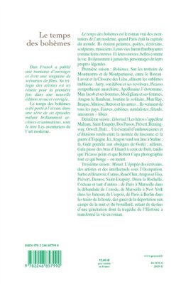 Couverture de Le temps des bohèmes