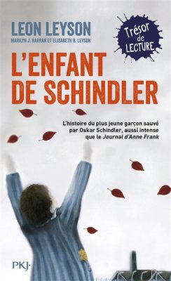 Couverture de L'Enfant de Schindler