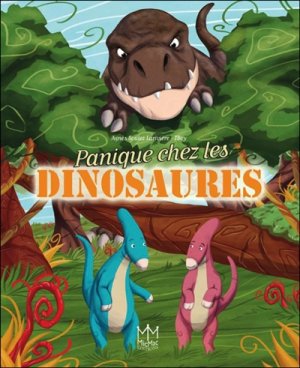Couverture de Panique chez les dinosaures