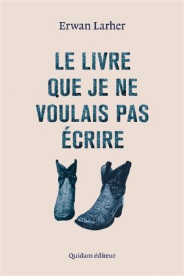 Couverture de Le livre que je ne voulais pas écrire