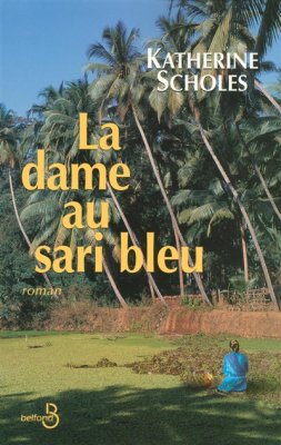 Couverture de La dame au sari bleu