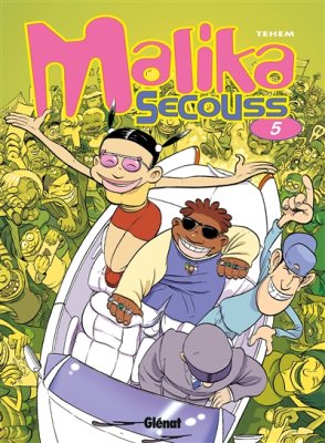 Couverture de Malika secouss / t 5 Fais pas ta star