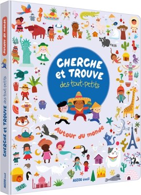 Couverture de Cherche et trouve des tout-petits autour du monde