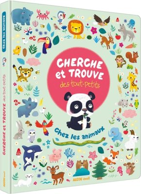 Couverture de Cherche et trouve des tout-petits chez les animaux