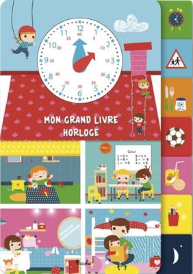 Couverture de Mon grand livre horloge