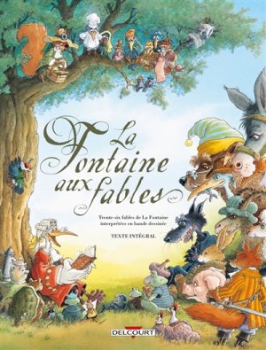 Couverture de La Fontaine aux fables