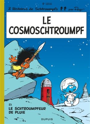Couverture de Le Cosmoschtroumpf et le Schtroumpfeur de pluie