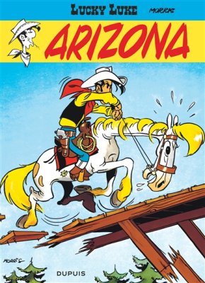 Couverture de Arizona et Lucky Luke contre Cigarette Caesar