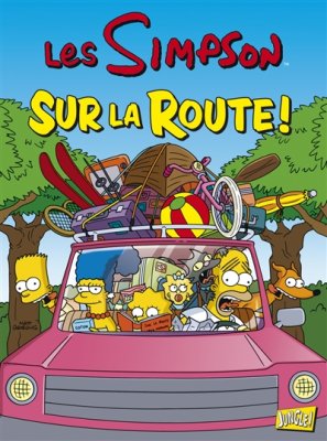 Couverture de Les Simpson sur la route