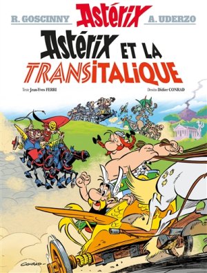Couverture de Astérix et la transitalique