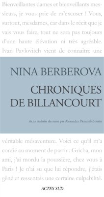 Couverture de Chroniques de Billancourt