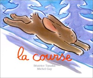 Couverture de La course - d'après un conte des indiens Kutenaï