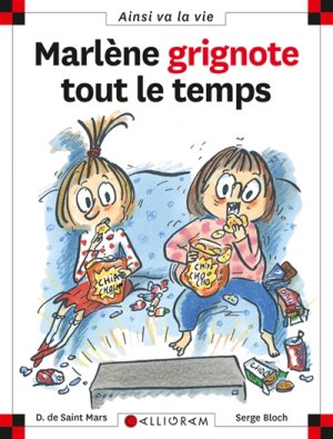 Couverture de Marlène grignote tout le temps