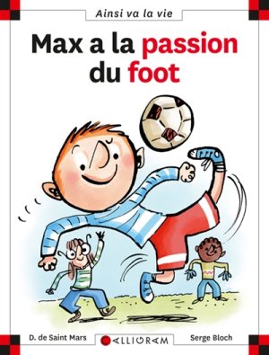 Couverture de Max a la passion du foot
