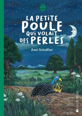 Couverture de La petite poule qui volait des perles