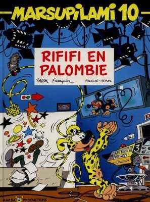 Couverture de Rififi en palombie; Marsupilami 10