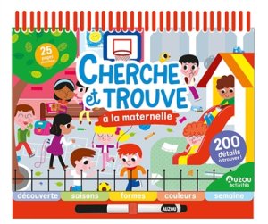 Couverture de Cherche et trouve à la maternelle